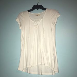 Hollister white shirt